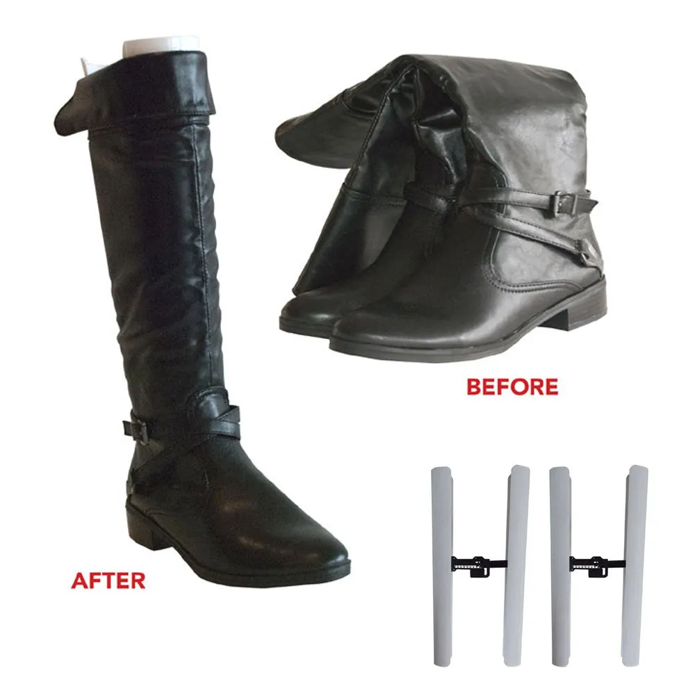 1 Pair Boot Shaper Plastic Boot Stand Tree Stretcher Supporter Holder Storage !