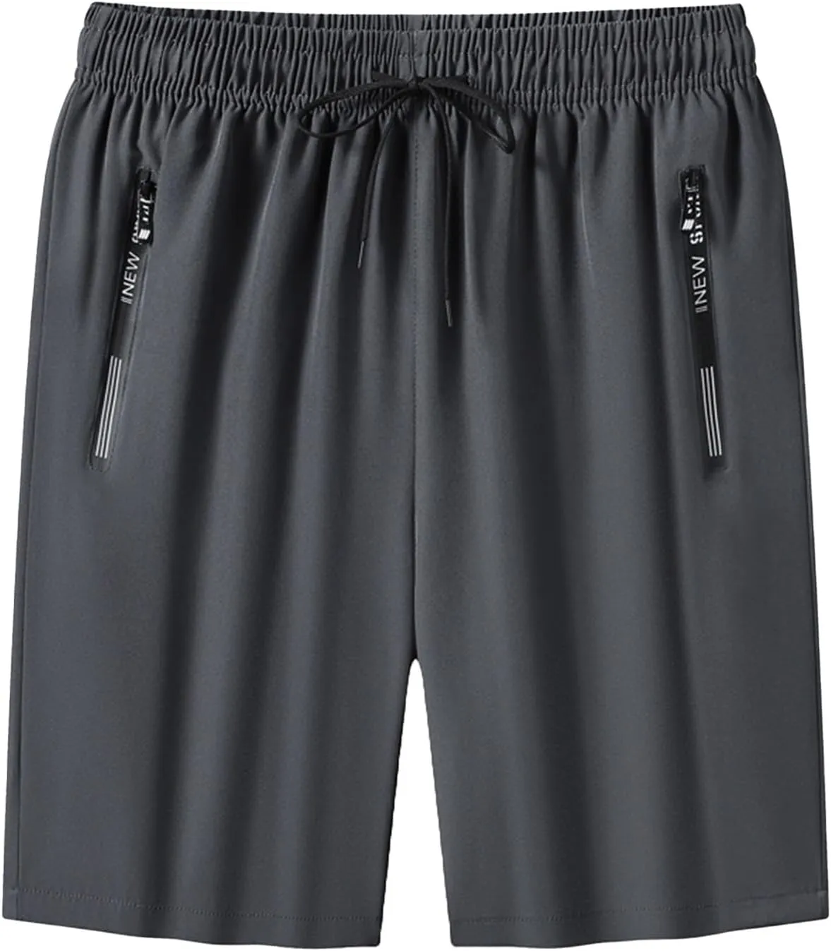 Active Shorts for Men, Ice Silk Quick Dry Slim Fit Stretch Short Pants, Breathable Flexible Sporty Joggers Big and Tall