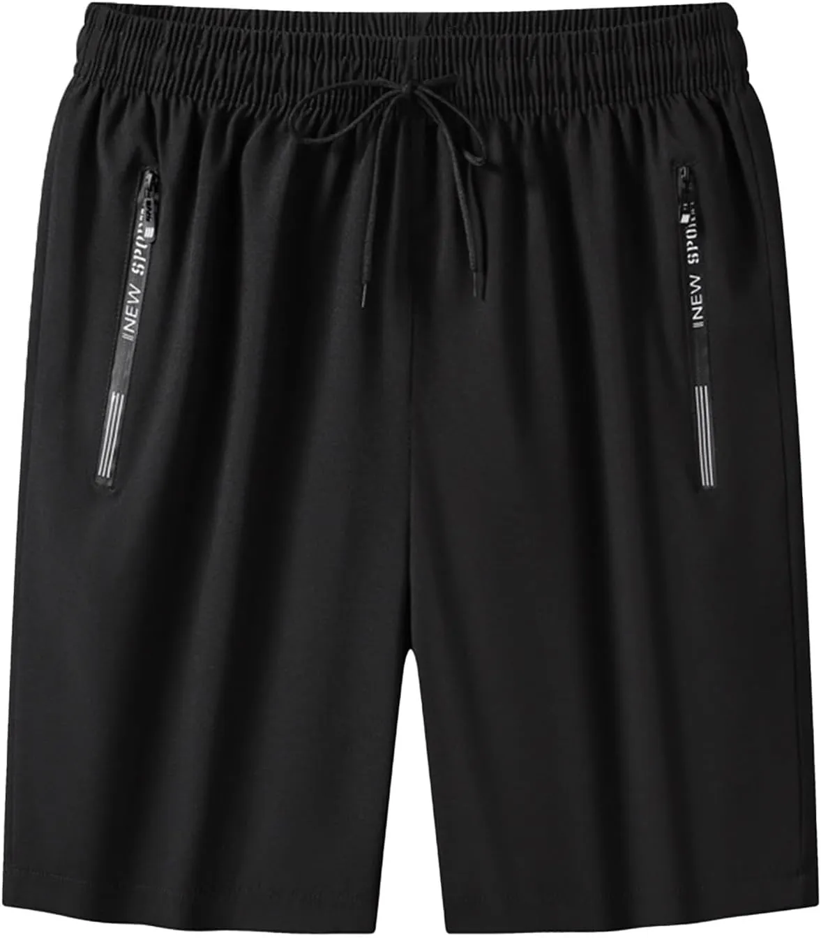 Active Shorts for Men, Ice Silk Quick Dry Slim Fit Stretch Short Pants, Breathable Flexible Sporty Joggers Big and Tall