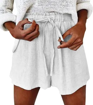 ADHOWBEW Plus Size Shorts Sporty Walking Summer Sweat Shorts Loose High Waisted Running Lounge Beach Shorts