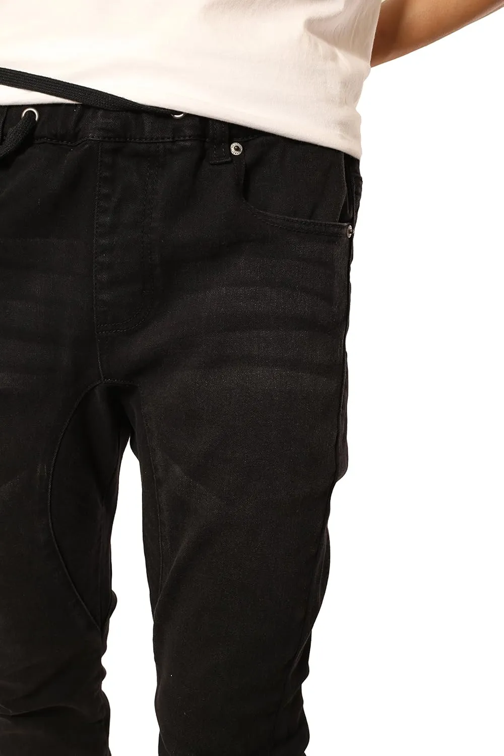 Allsense Men's Slim-Fit Twill Drop-Crotch Jogger Pants
