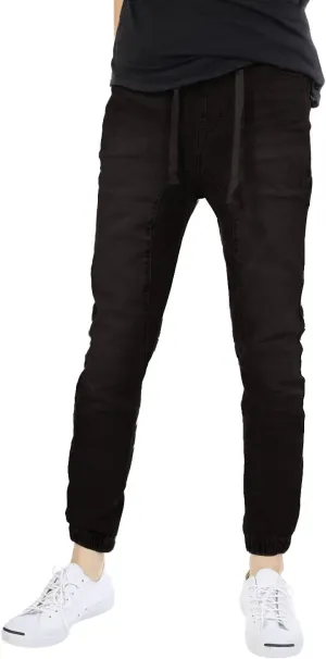 Allsense Men's Slim-Fit Twill Drop-Crotch Jogger Pants