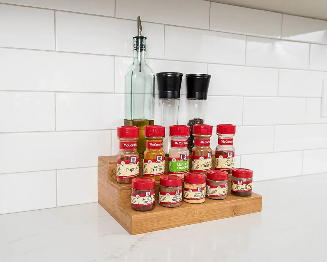Bamboo Expandable Step Shelf