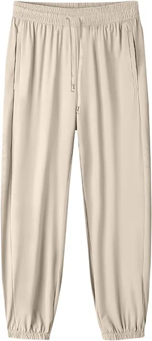 Beeswan Pants for Women Over 50 Ultra Stretch Breathable Casual Pant Quick Dry Elastic Waist Trousers with Pockets