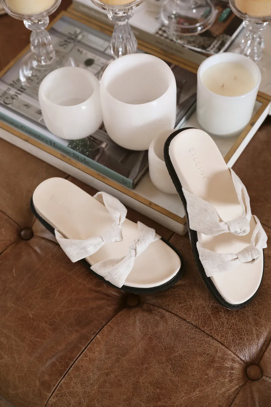 BILLINI Rubi Slides Natural Woven