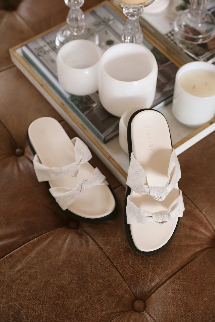 BILLINI Rubi Slides Natural Woven
