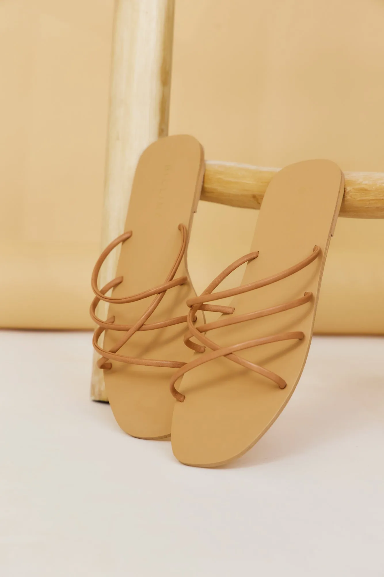 BILLINI Winola Slides Sugar Brown