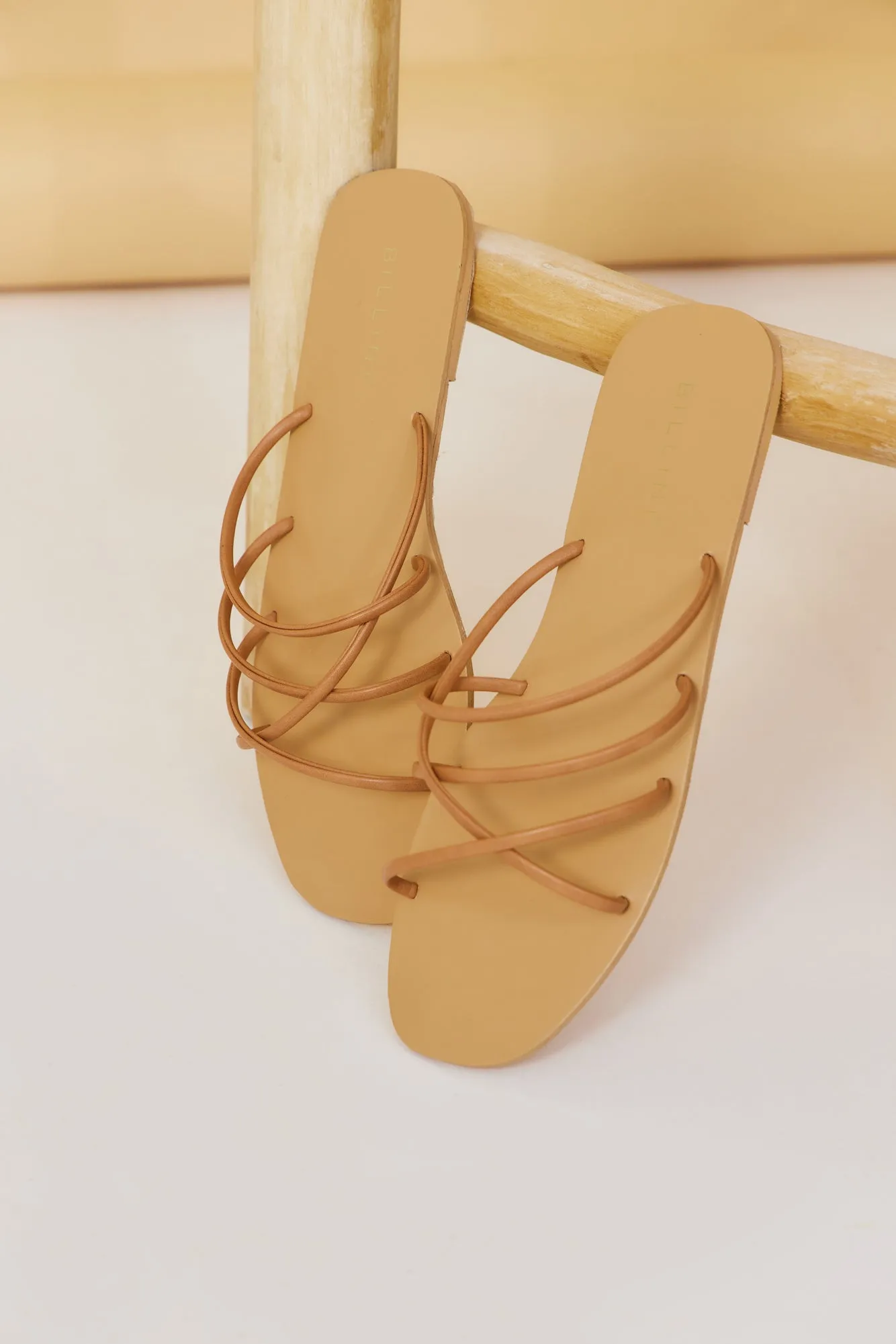 BILLINI Winola Slides Sugar Brown