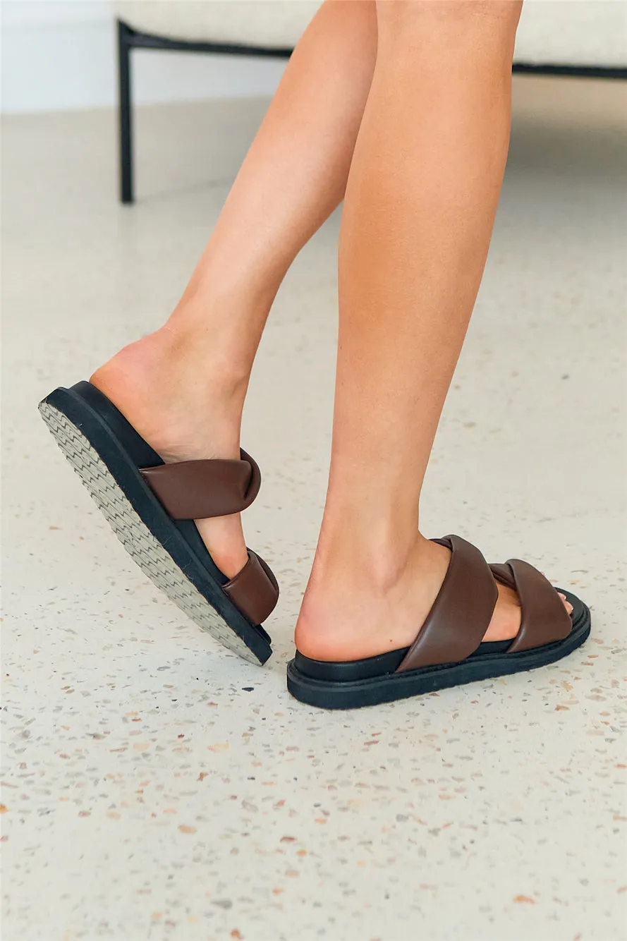 BILLINI Zonya Slides Chocolate