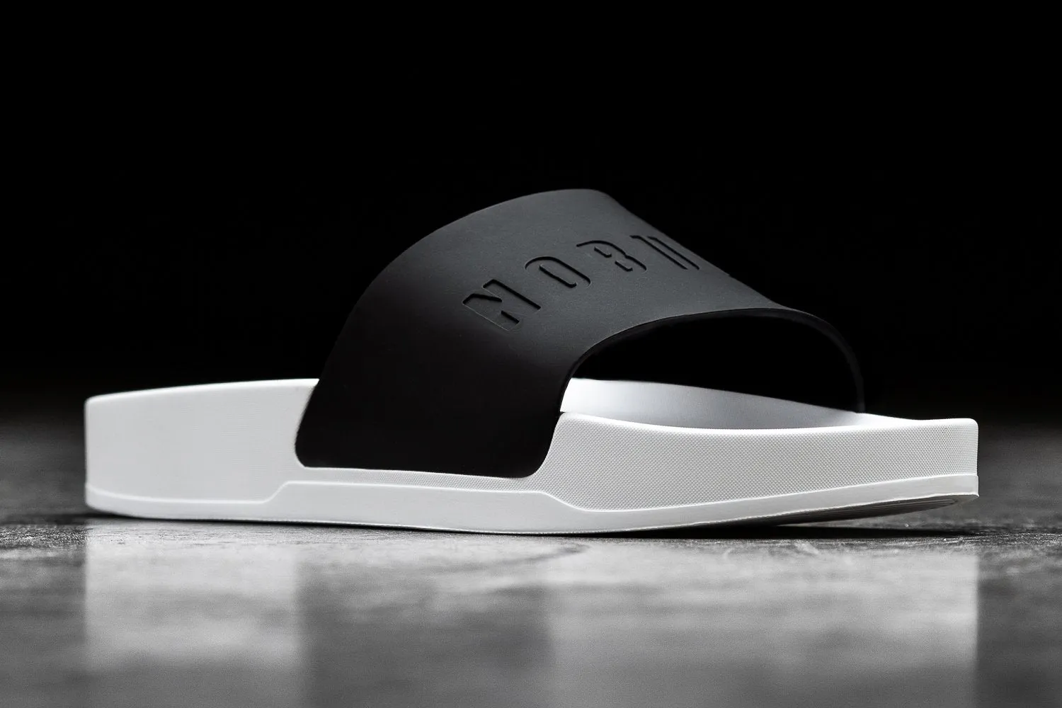 BLACK WHITE SLIDE (WOMEN'S)