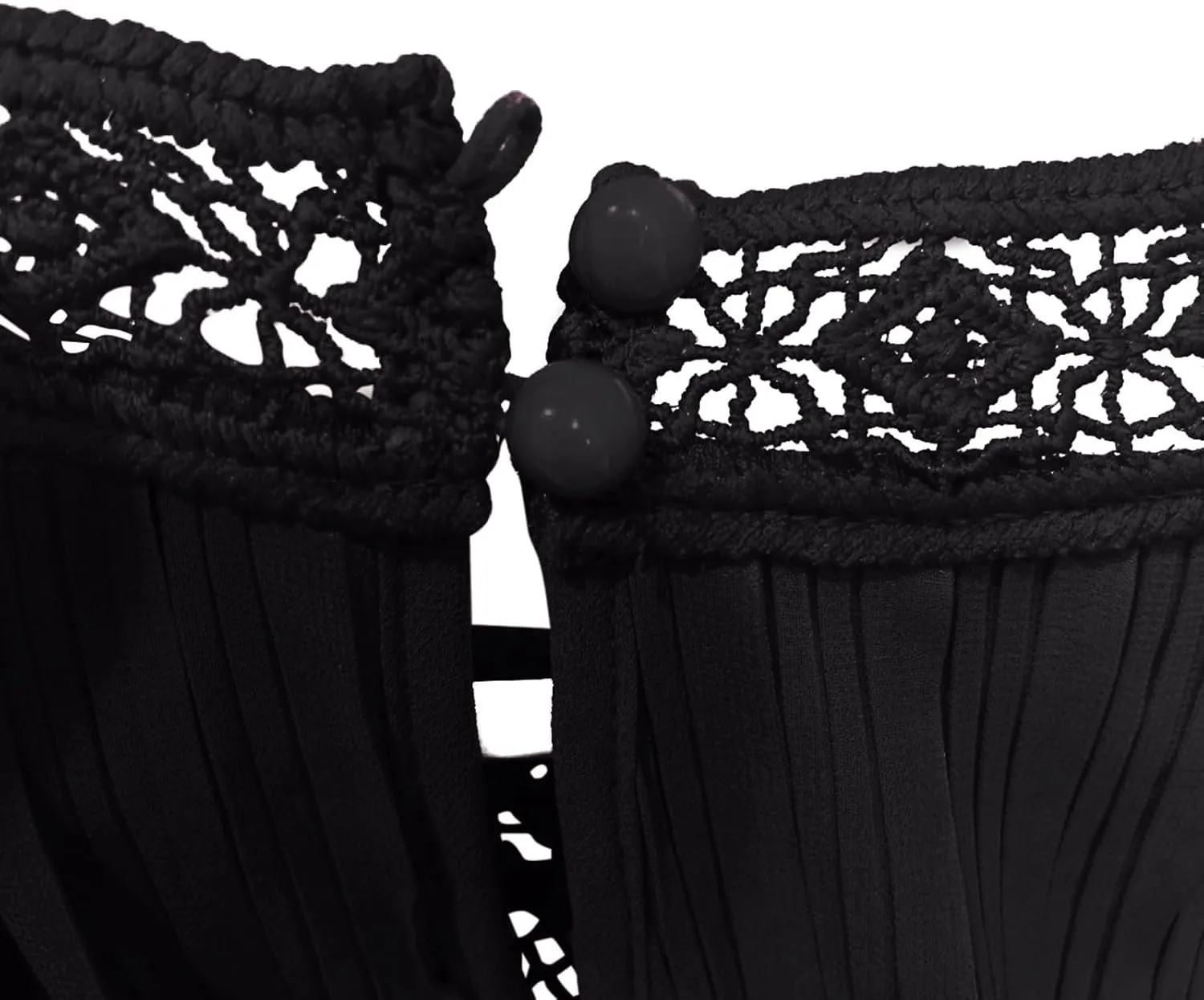 Boho Dresses for Women 2025 Summer Lace Crochet Halter Neck Dress Flowy Pleated Sundress Sleeveless Tank Mini Dress