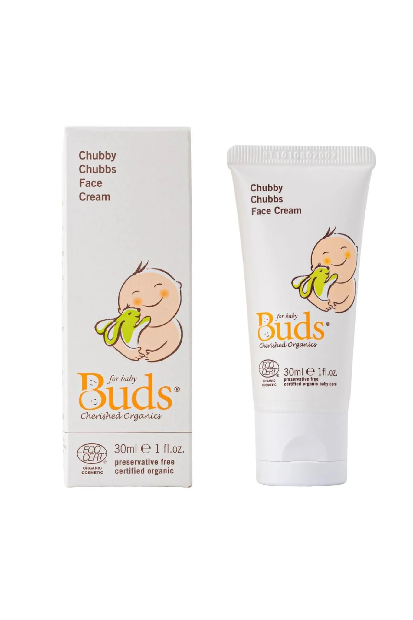 Buds Cherished Organics Chubby Chubbs Face Cream 30ml