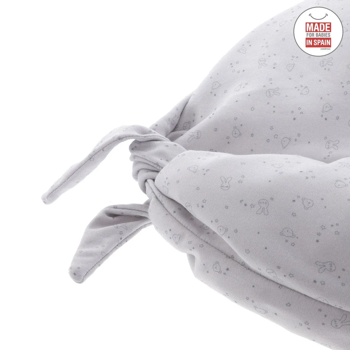 Cambrass Nursing Pillow Moon 613,1 E Grey 80x185x16cm