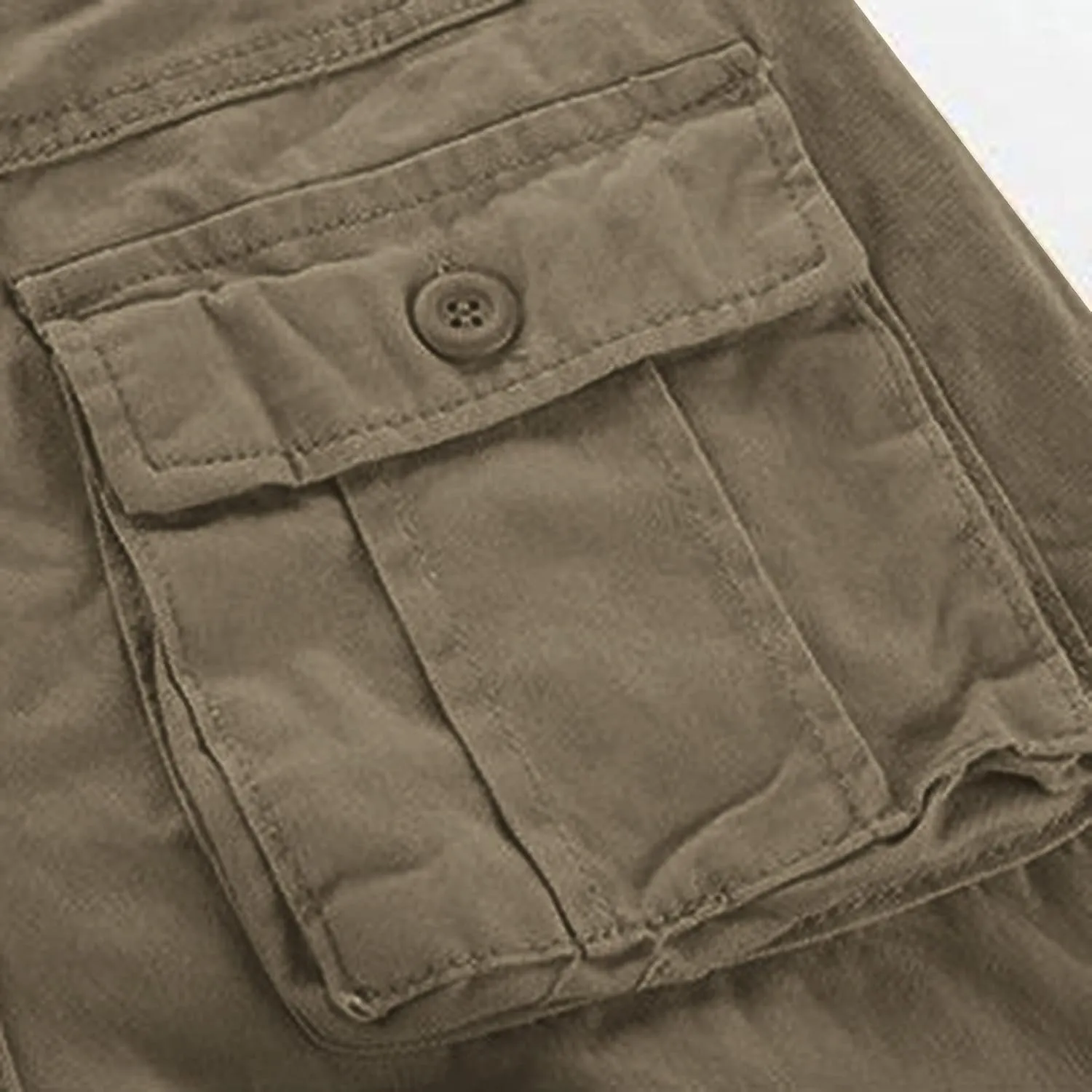 Cargo Pants for Men Work Flexible Casual Drawstring Waist Joggers Classic Breathable Active Fishing Hiking Pants