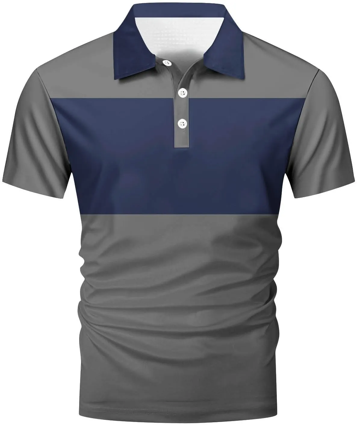 Casual Henley Shirts for Men 2025 Stylish Business Work Shirt Classic Short Sleeve Slim Fit Golf Tennis Tops