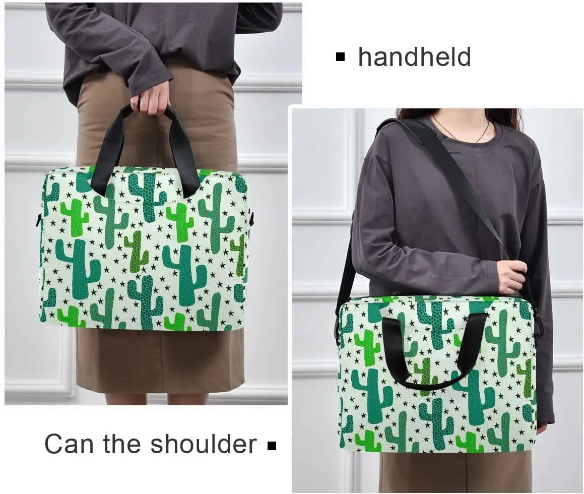 Cats on Balloon Laptop Shoulder Bag 15.6 Inch Laptop Tablet Sleek Messenger Bag Business Casual