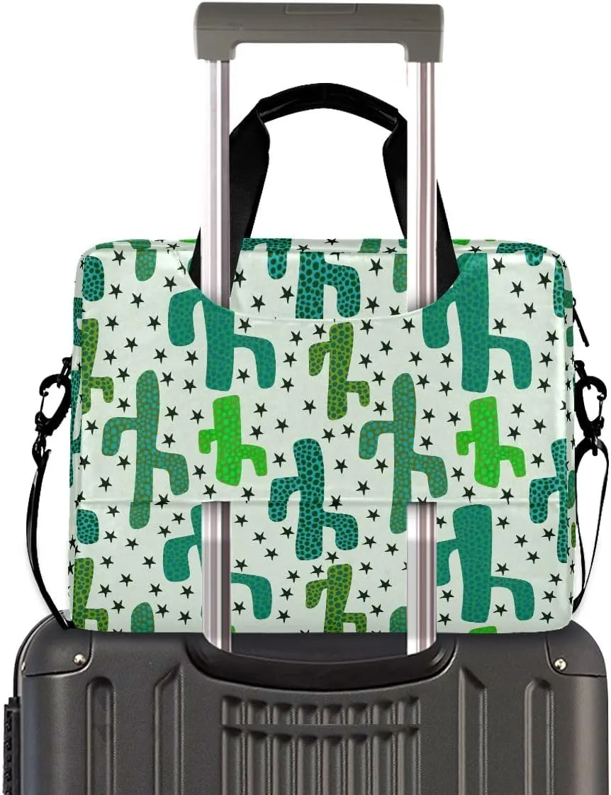 Cats on Balloon Laptop Shoulder Bag 15.6 Inch Laptop Tablet Sleek Messenger Bag Business Casual