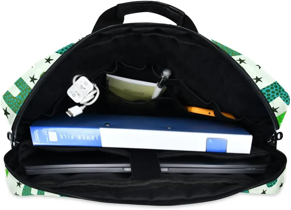 Cats on Balloon Laptop Shoulder Bag 15.6 Inch Laptop Tablet Sleek Messenger Bag Business Casual