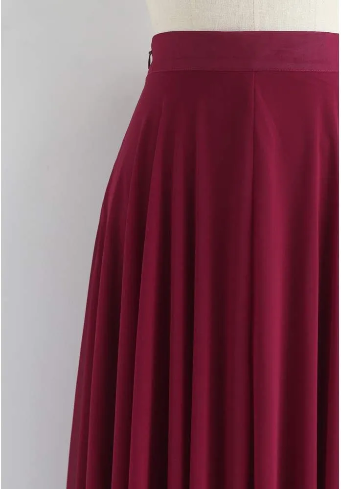 CHICWISH Women's Timeless Favorite Chiffon Maxi Prom Party Skirt