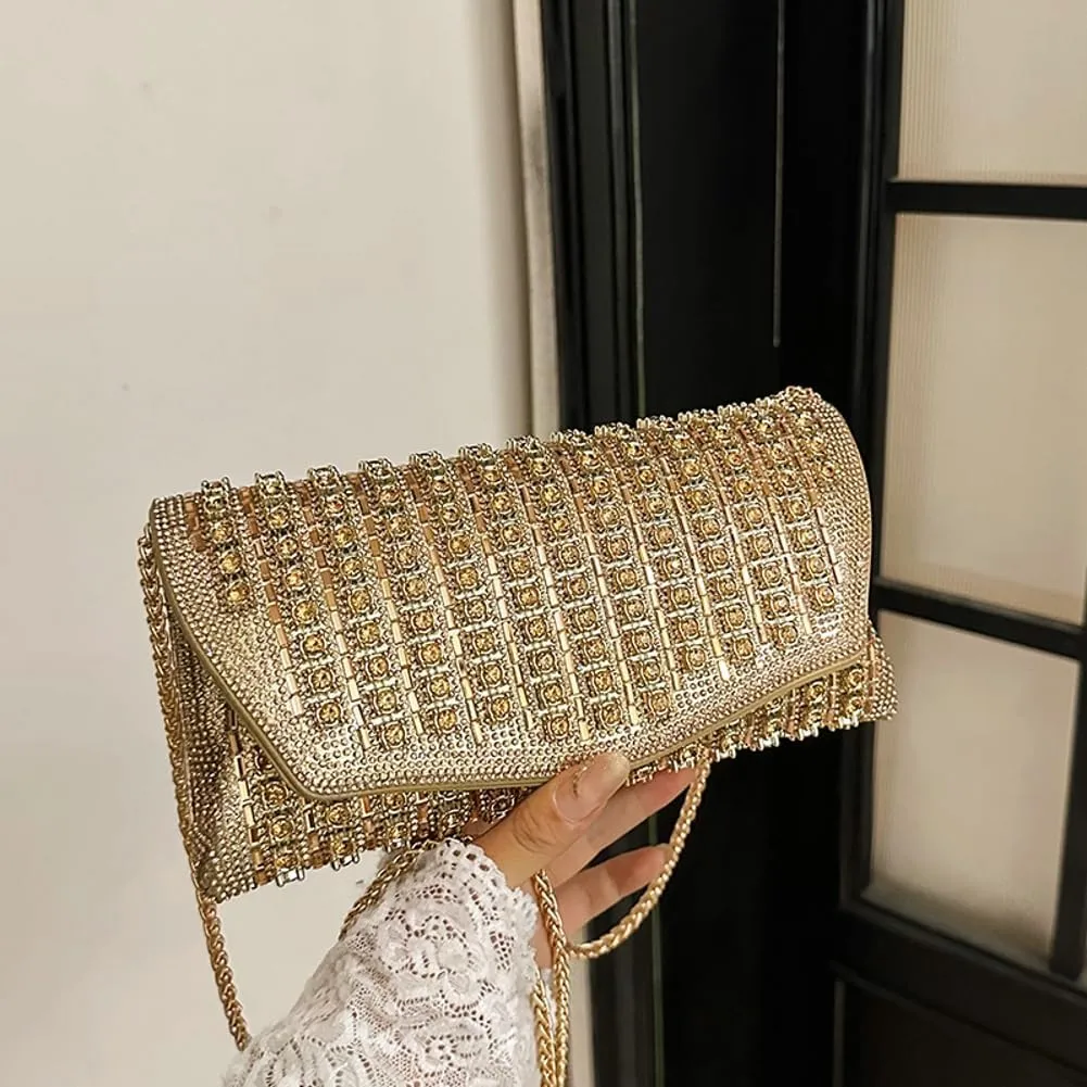 Clutch Purses for Women Formal Dressy Evening Bag Handbags Crossbody Bag for Wedding Cocktail Prom Party Elegance Charm