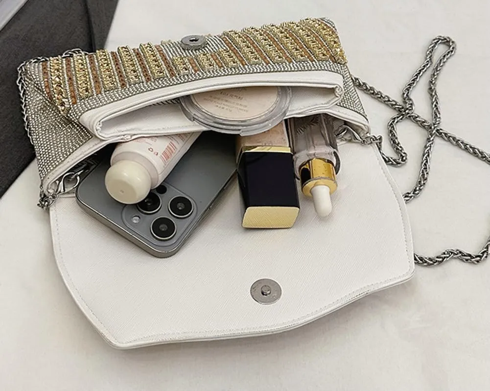Clutch Purses for Women Formal Dressy Evening Bag Handbags Crossbody Bag for Wedding Cocktail Prom Party Elegance Charm