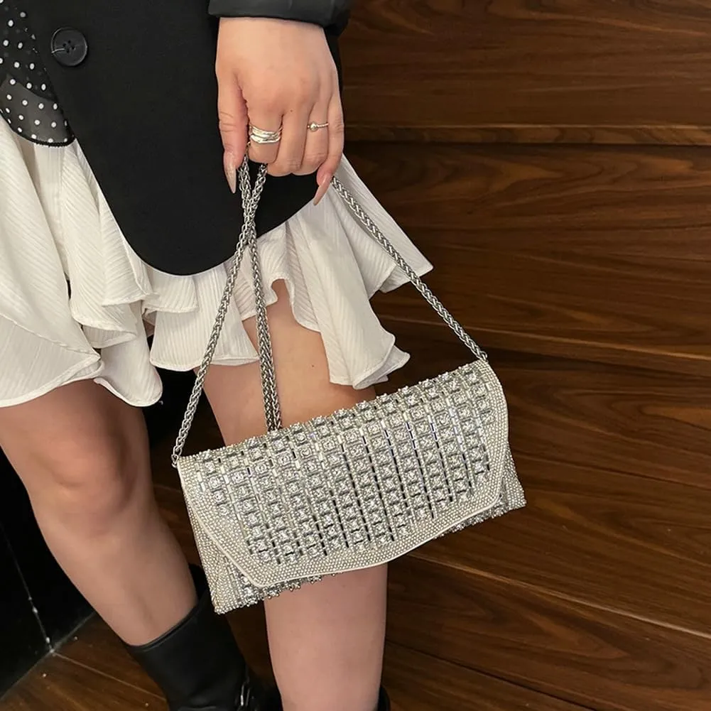 Clutch Purses for Women Formal Dressy Evening Bag Handbags Crossbody Bag for Wedding Cocktail Prom Party Elegance Charm