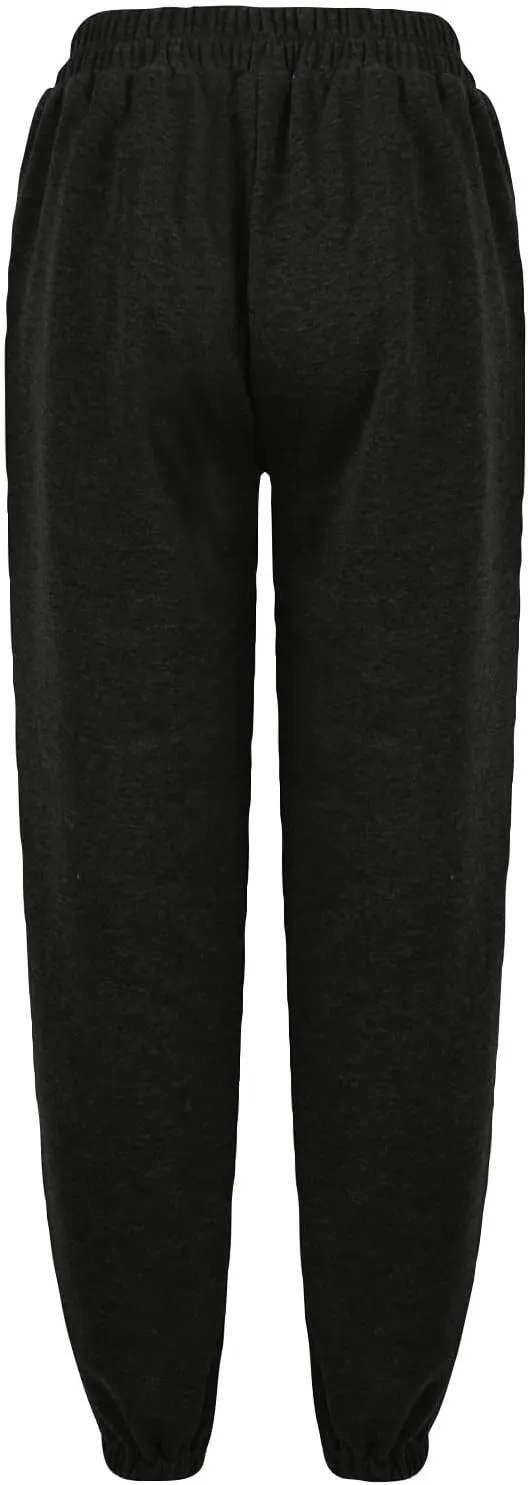 Comfy Pants,Women's High Waist Solid Color Casual Trousers Workout Sports Joggers Pants with Spring&Summer Clothing