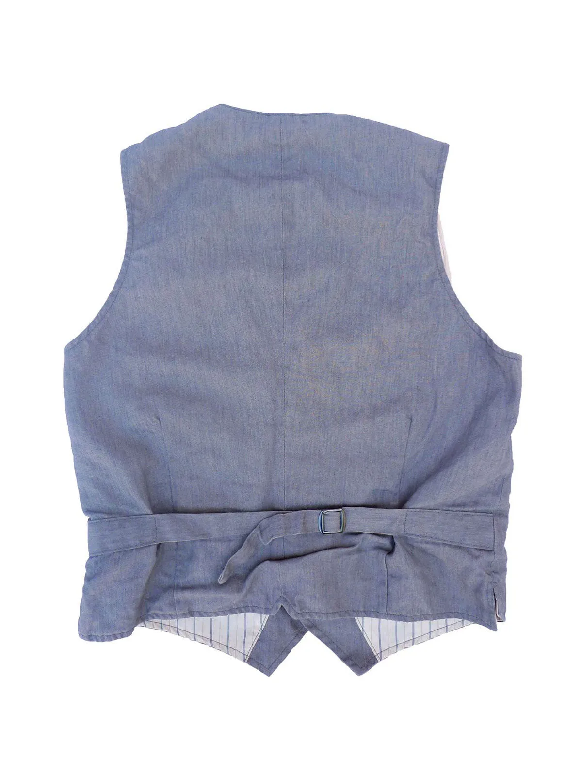Continental Vest: Slate Grey Twill