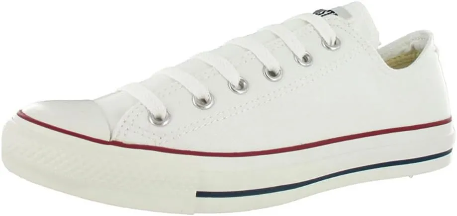 Converse Men's 9, White Canvas, 9 Women/7 Men