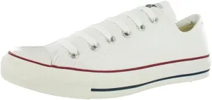 Converse Men's 9, White Canvas, 9 Women/7 Men