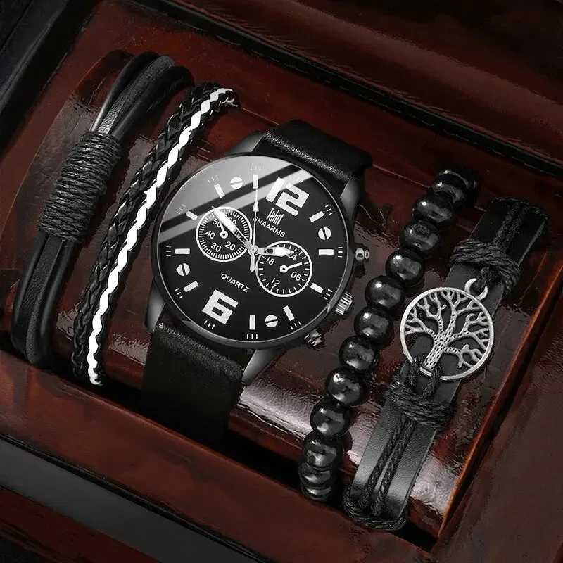 Dante Men's Leather Sports Watch
