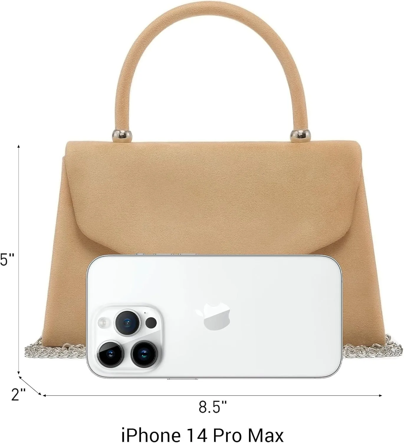 Dasein Women's Evening Bag Party Clutches Wedding Purses Cocktail Prom Handbags with Frosted Glittering