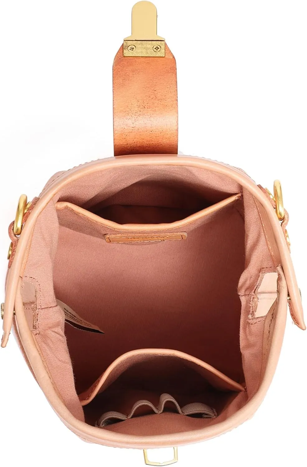 Doctor Bucket Crossbody Handbag | Luxurious and Versatile Bag for Women | Genuine Cowhide Leather