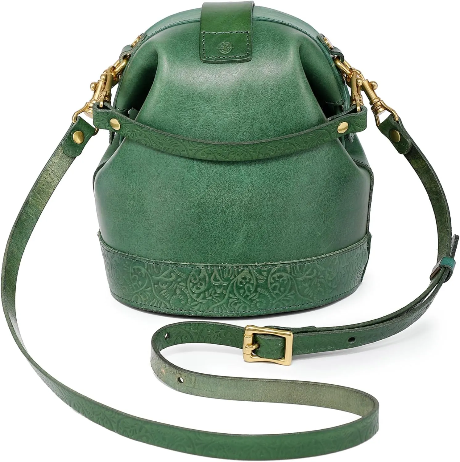 Doctor Bucket Crossbody Handbag | Luxurious and Versatile Bag for Women | Genuine Cowhide Leather