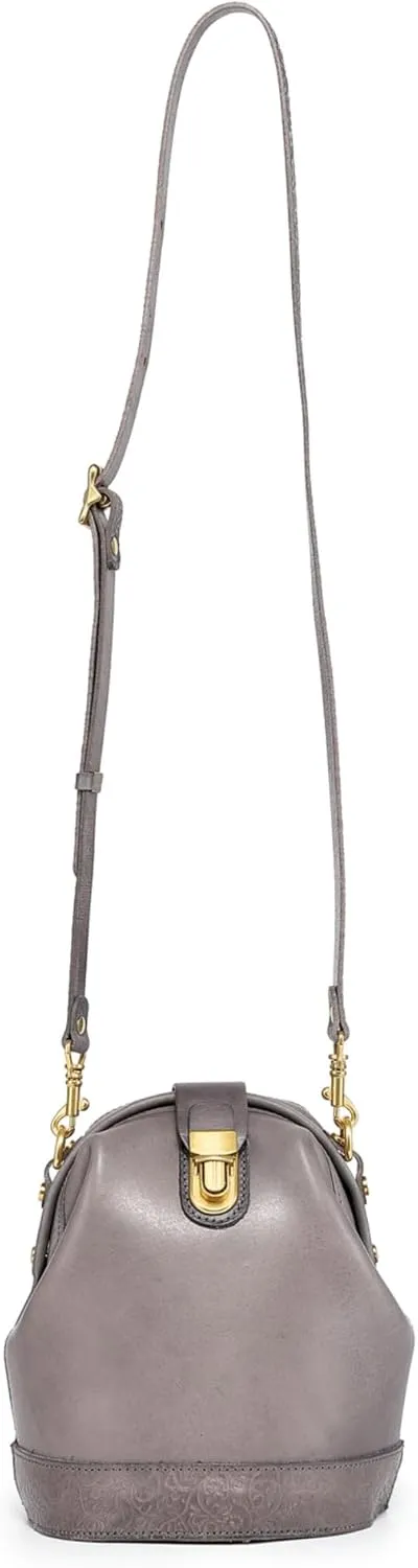 Doctor Bucket Crossbody Handbag | Luxurious and Versatile Bag for Women | Genuine Cowhide Leather