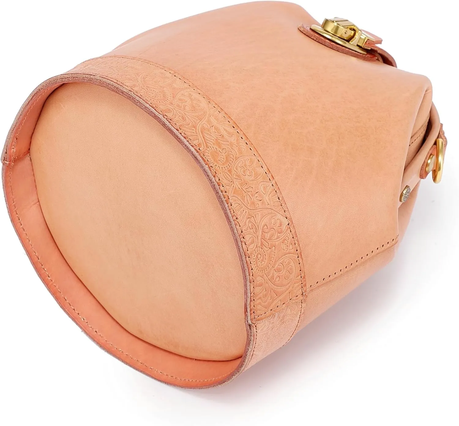 Doctor Bucket Crossbody Handbag | Luxurious and Versatile Bag for Women | Genuine Cowhide Leather