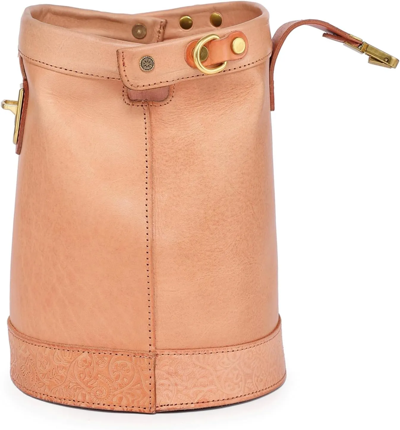 Doctor Bucket Crossbody Handbag | Luxurious and Versatile Bag for Women | Genuine Cowhide Leather