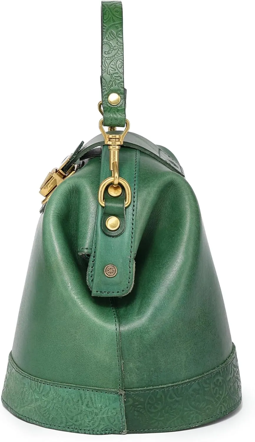 Doctor Bucket Crossbody Handbag | Luxurious and Versatile Bag for Women | Genuine Cowhide Leather