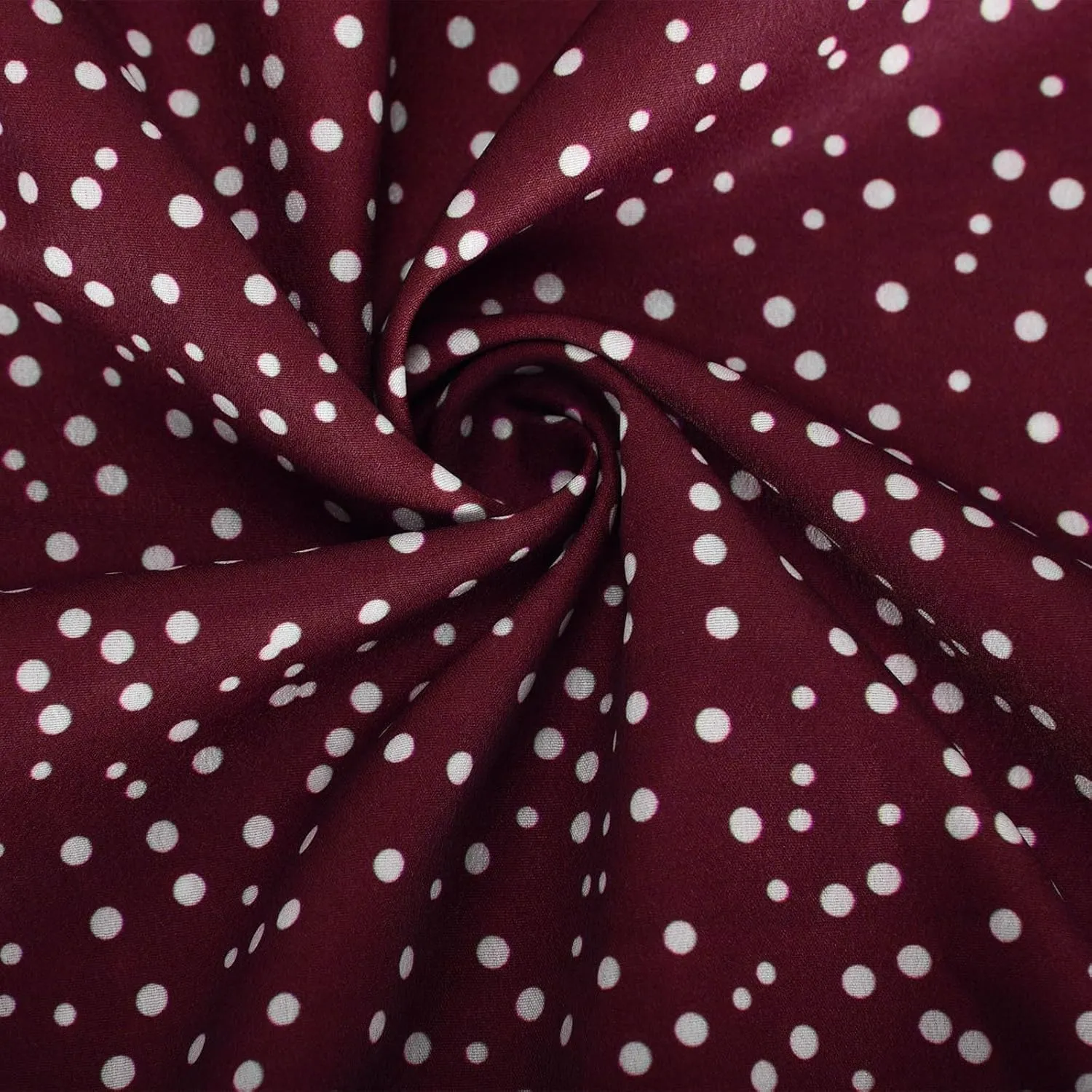 Dresses for Women 2024 Summer Beach Casual Loose Short Sleeve Flowy Swing Maxi Dress Classic Polka Dots Print Sundress