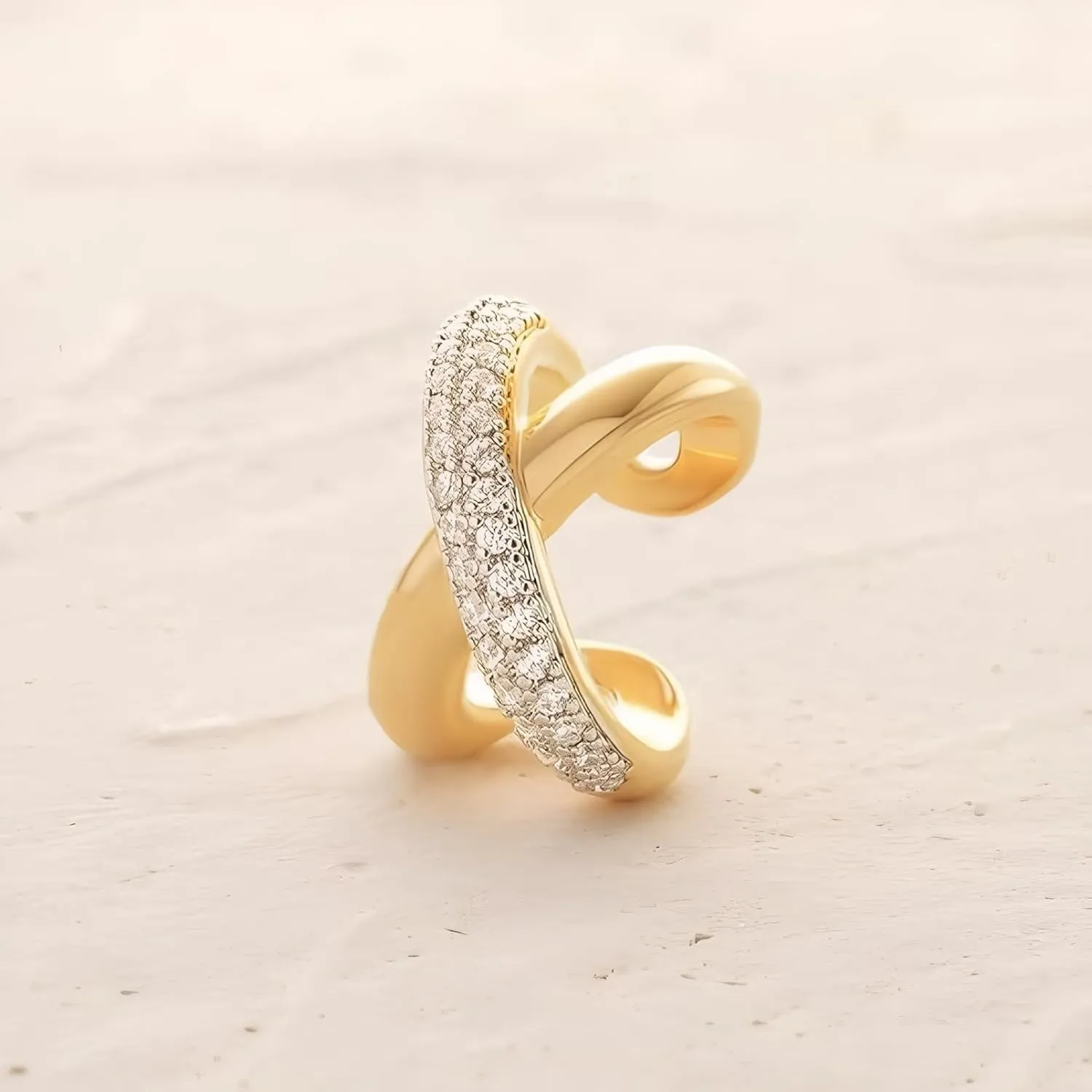 Ear Cuffs & Wraps  Non-Piercing Trendy Earrings for Women, Perfect Teen Girl Gifts - Gold & Silver Ear Crawlers with Snowflake Star Design