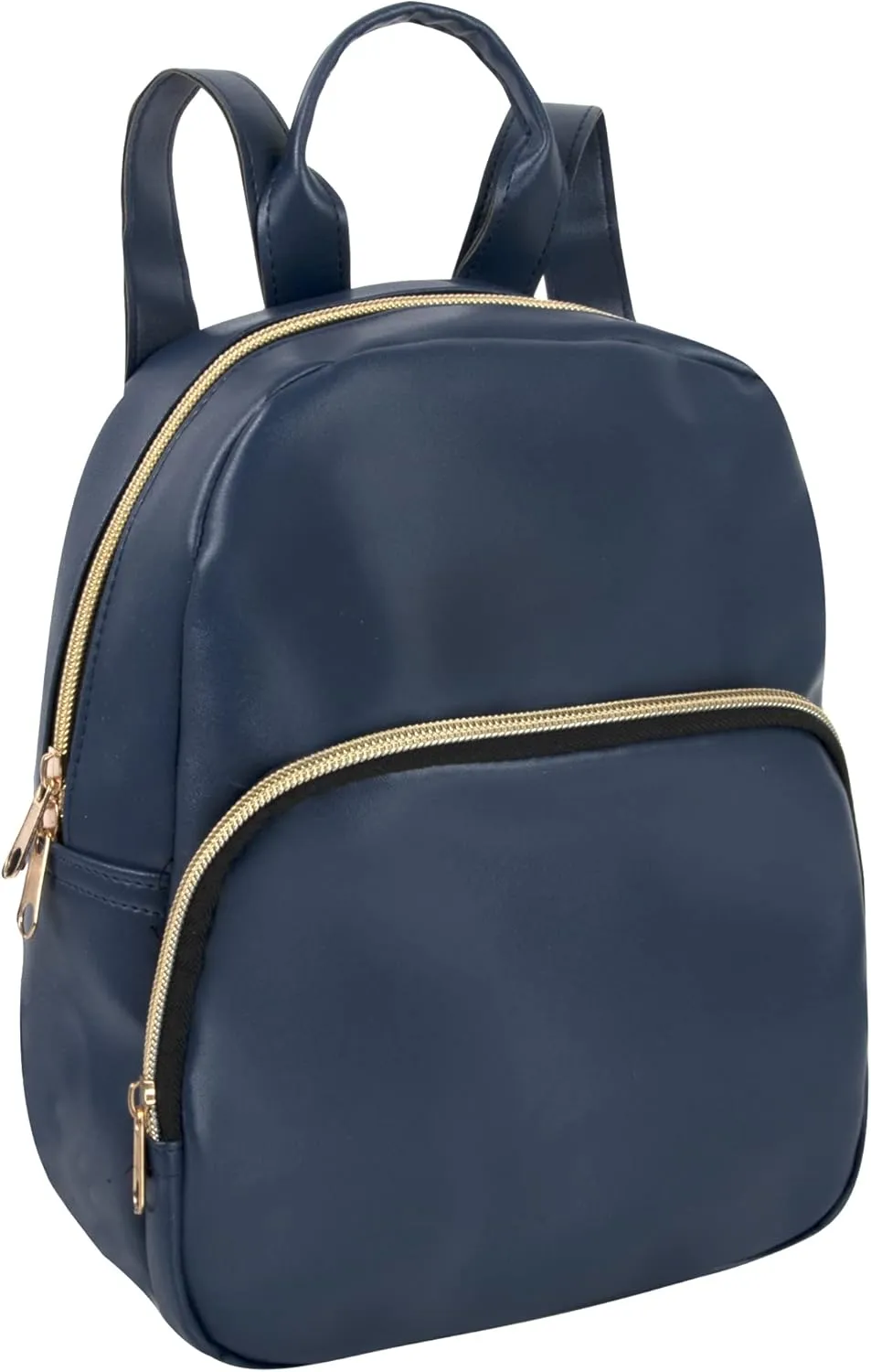 Emma & Chloe Mini Backpack for Women, Teens Vegan Leather Small Fashion Backpack Purse for Work, College, Travel
