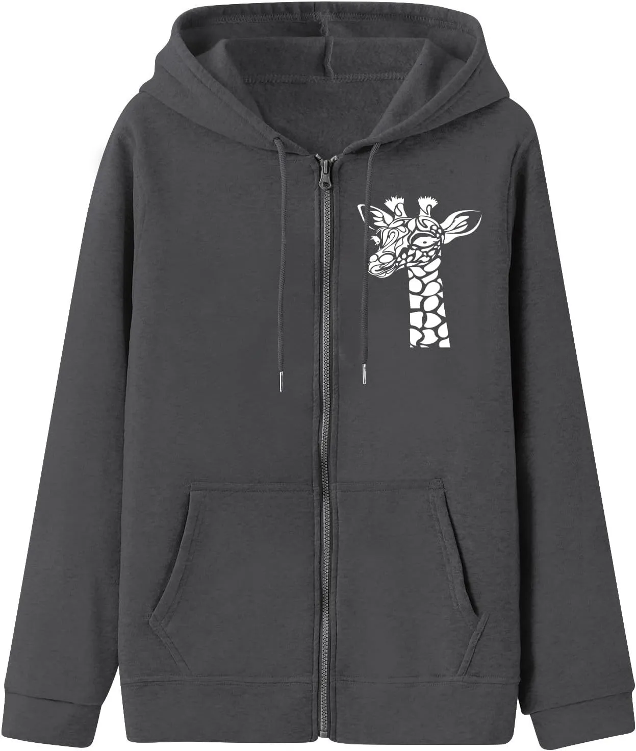 Fall Jacket For Women Trendy Oversized Sweatshirts Teen Girls Trendy y2k Clothes Printed Full Zip Up Hoodies