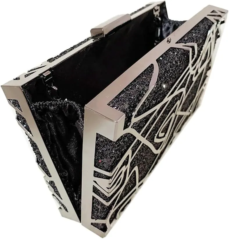 Fashion Geometry Rose Evening Bag Artistic Acrylic Clutch Purse Valentine's Day Dating Wedding Handbag for Women