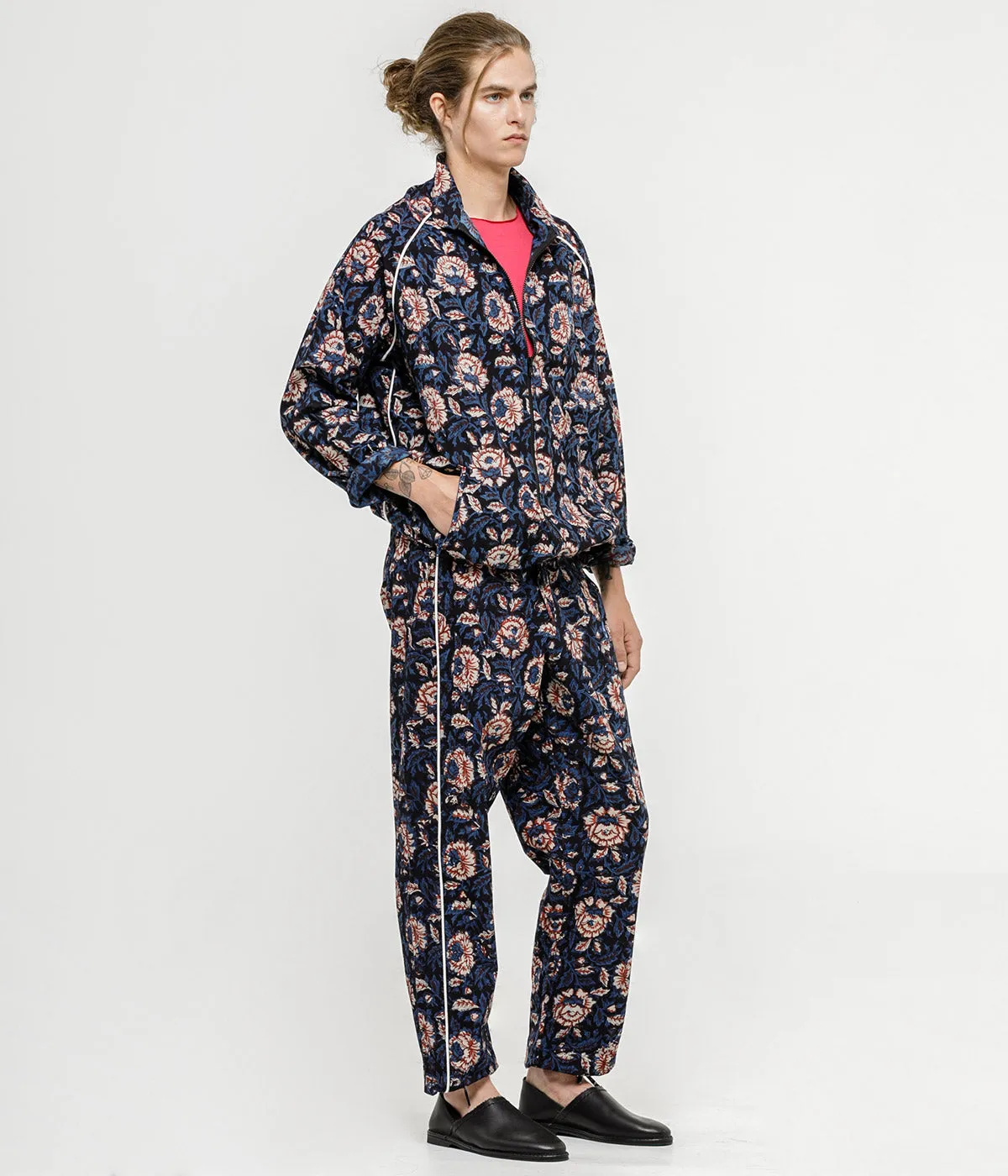 Floral Block Todash Track Jacket