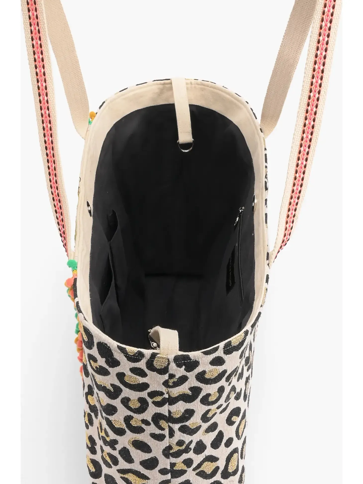 Forestry Leopard Embellished Tote