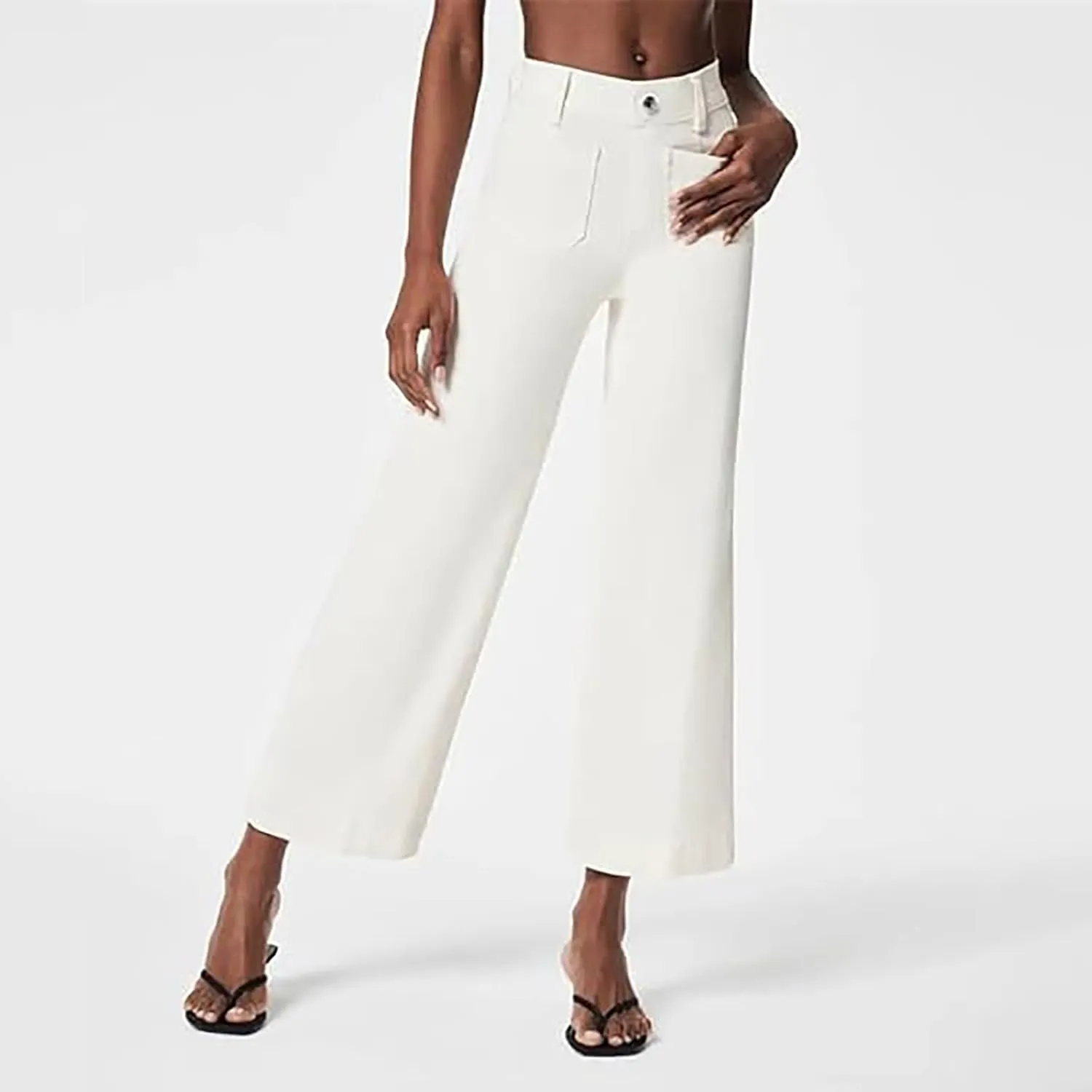 FZVYD Wide Leg Jeans for Women High Waisted Baggy Jeans Stretch Loose Denim Pants 2025 Trendy Elastic Waistband Trousers