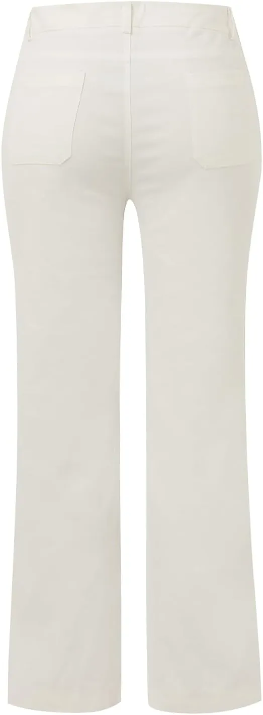 FZVYD Wide Leg Jeans for Women High Waisted Baggy Jeans Stretch Loose Denim Pants 2025 Trendy Elastic Waistband Trousers
