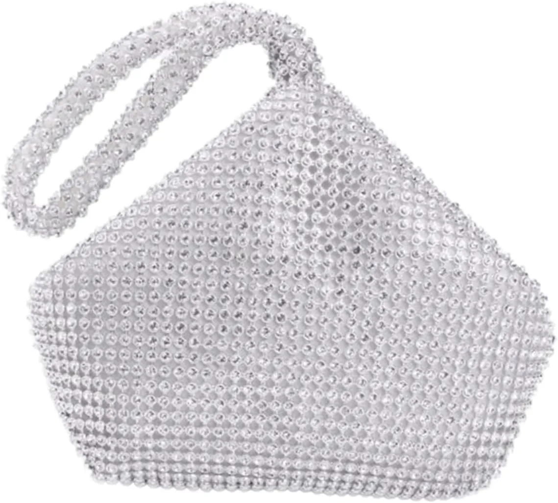 GALPADA Elegant Rhinestone Clutch Purse Perfect for Evening Events Handbags Phone Compartment Change Purse