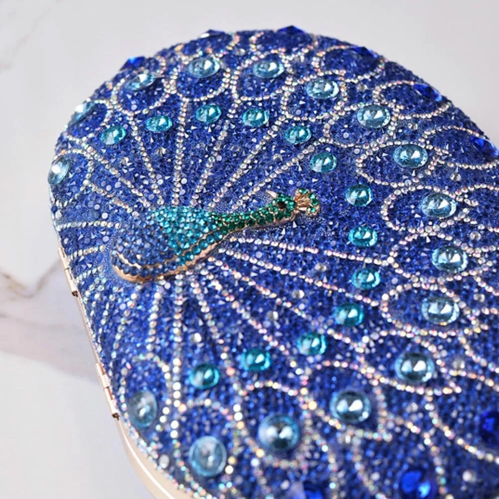 Glitter Rhinestone Clutch Purses for Women Evening Weddings Party Purses Sparkly Crystal Diamond Handbag Luxurious Bags