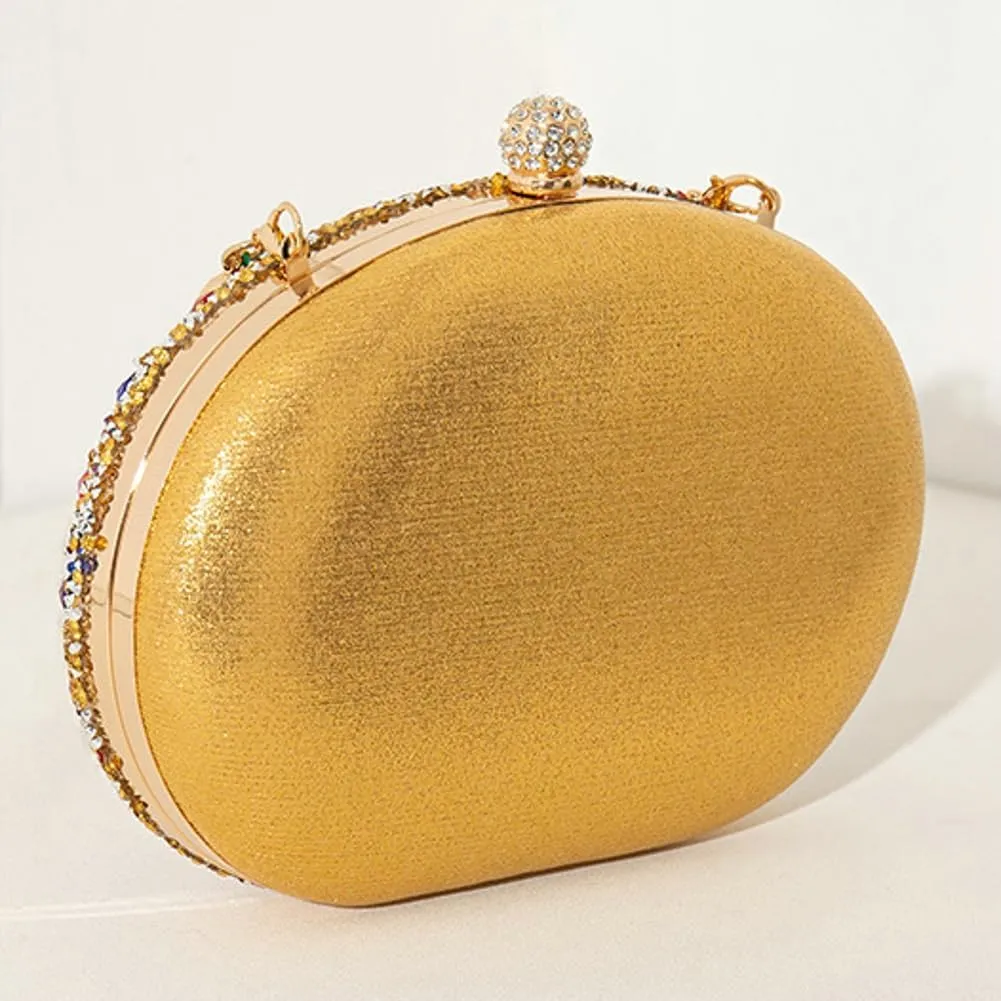 Glitter Rhinestone Clutch Purses for Women Evening Weddings Party Purses Sparkly Crystal Diamond Handbag Luxurious Bags